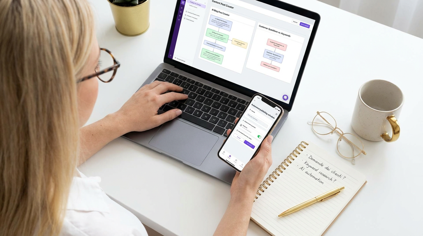 Blog con l’IA: domande dei clienti o keyword?
